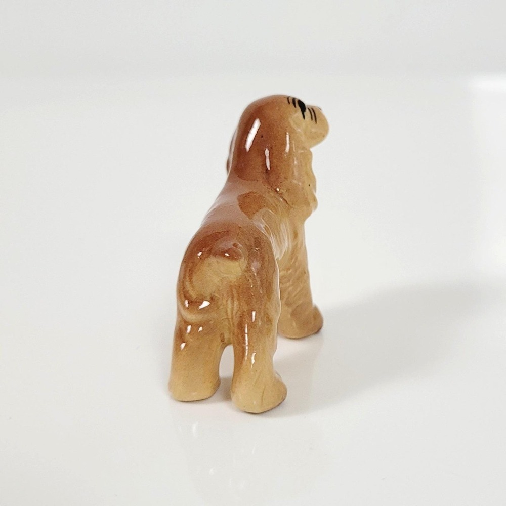 Vintage Hagen-Renaker Miniature Cocker Spaniel Dog Figurine, fawn- standing- 60s - Picture 14 of 16